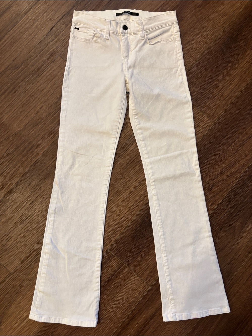Joe's Jeans Cream Bootcut Mid-Rise Jeans
